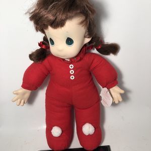 Vintage Precious Moments Nicole Doll 14” Limited Edition Brush Hair 1994 Plush